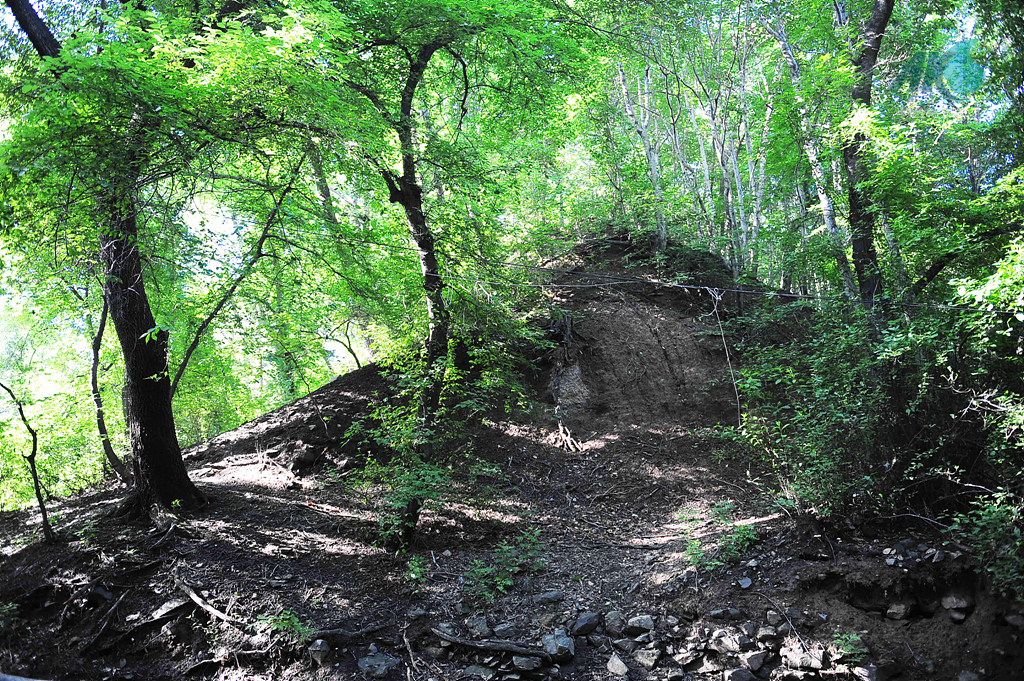 용담산 산성 단측면