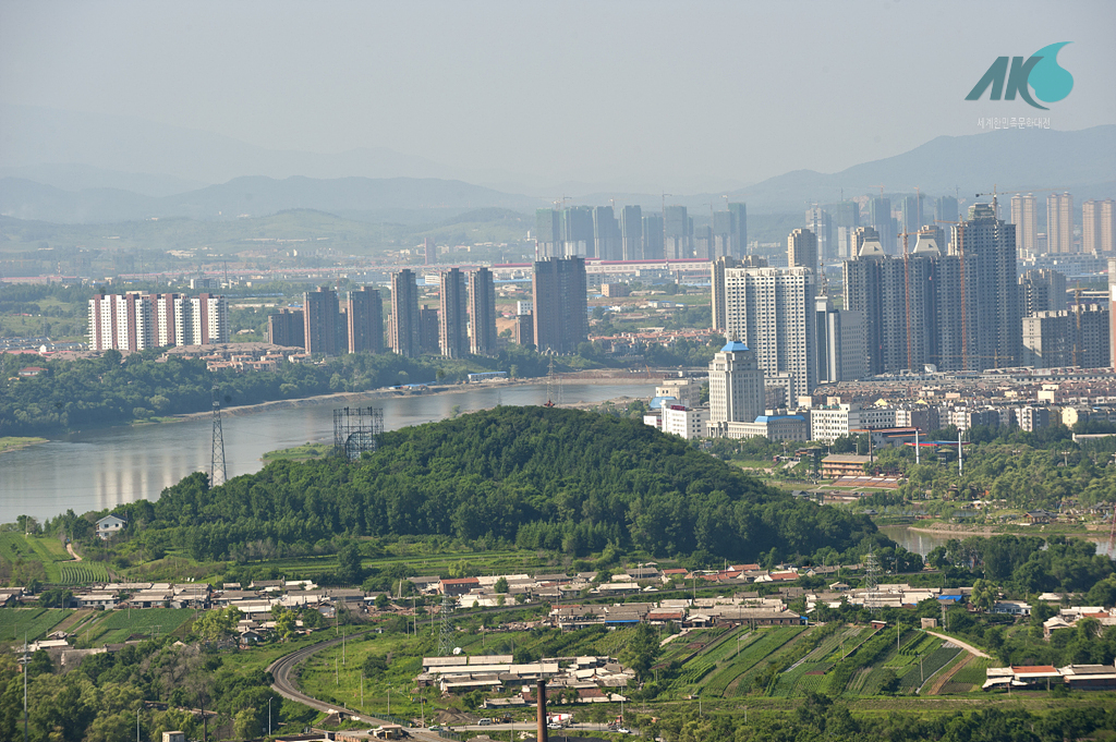 송화강과 동단산